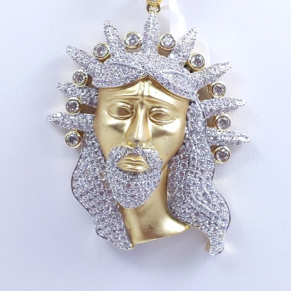 Icy Jesus Pendant - Picture 6 of 7